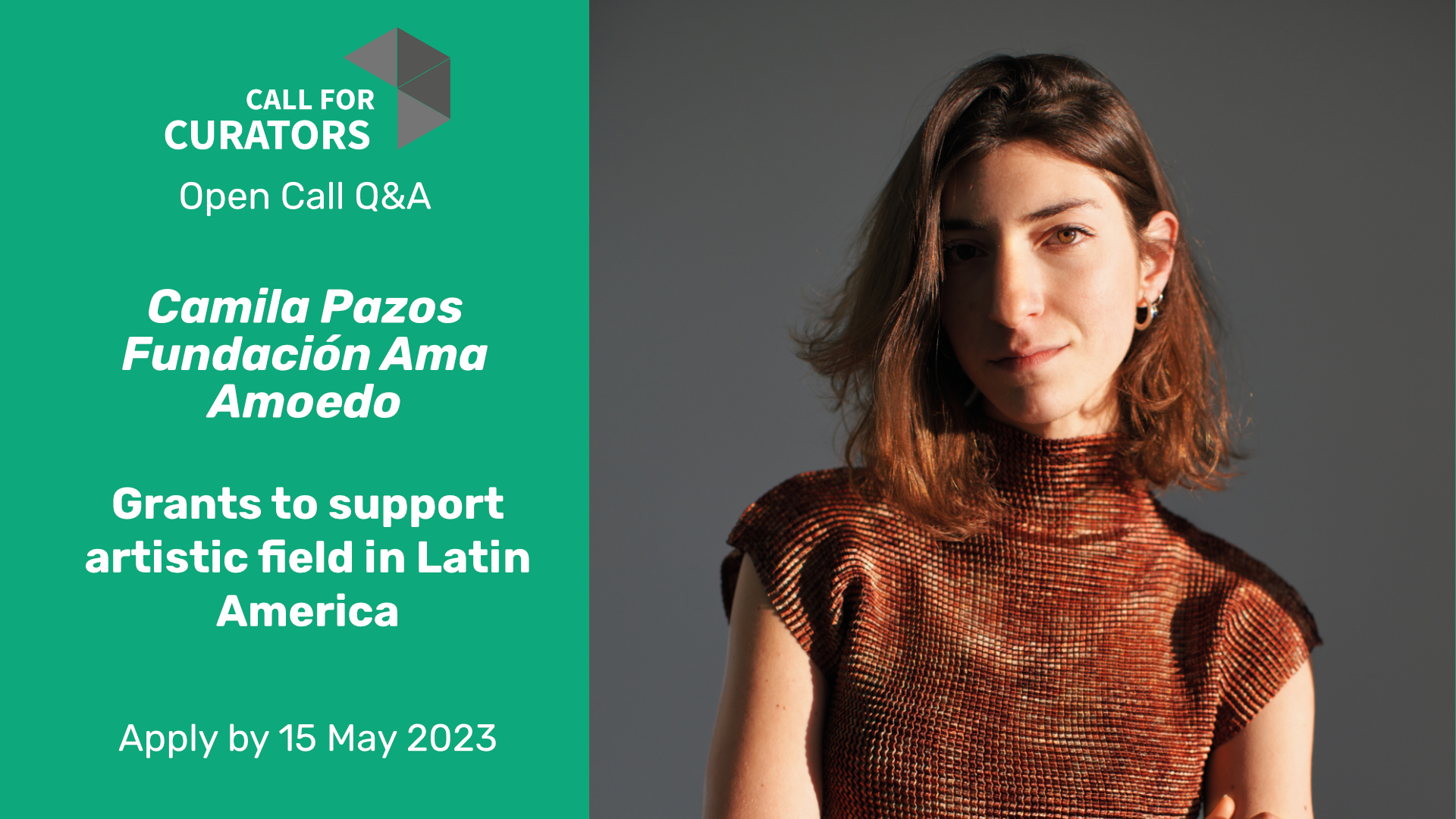 Who can receive grant to support the Latin American artistic field? | Q&A with Fundación Ama Amoedo