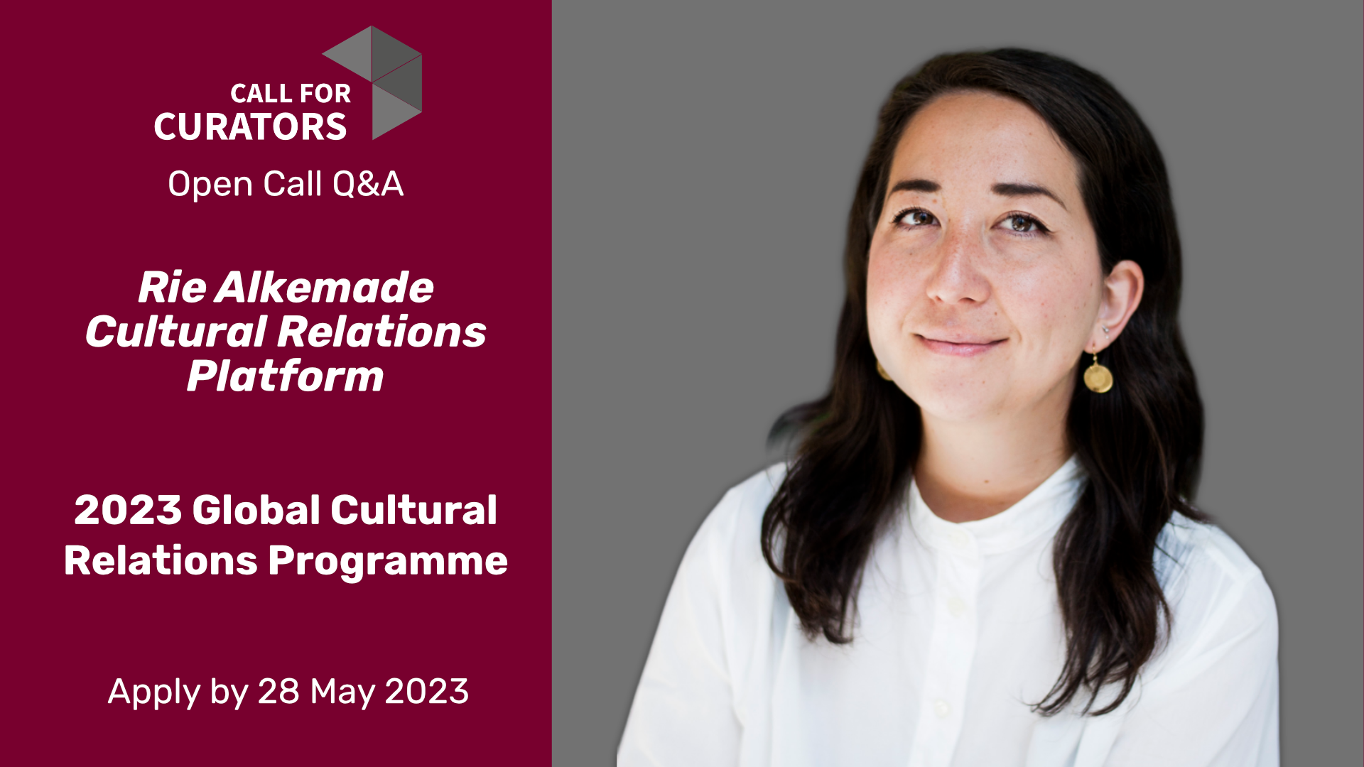 Open Call Q&A with Rie Alkemade: Insights on the 2023 Global Cultural Relations Programme