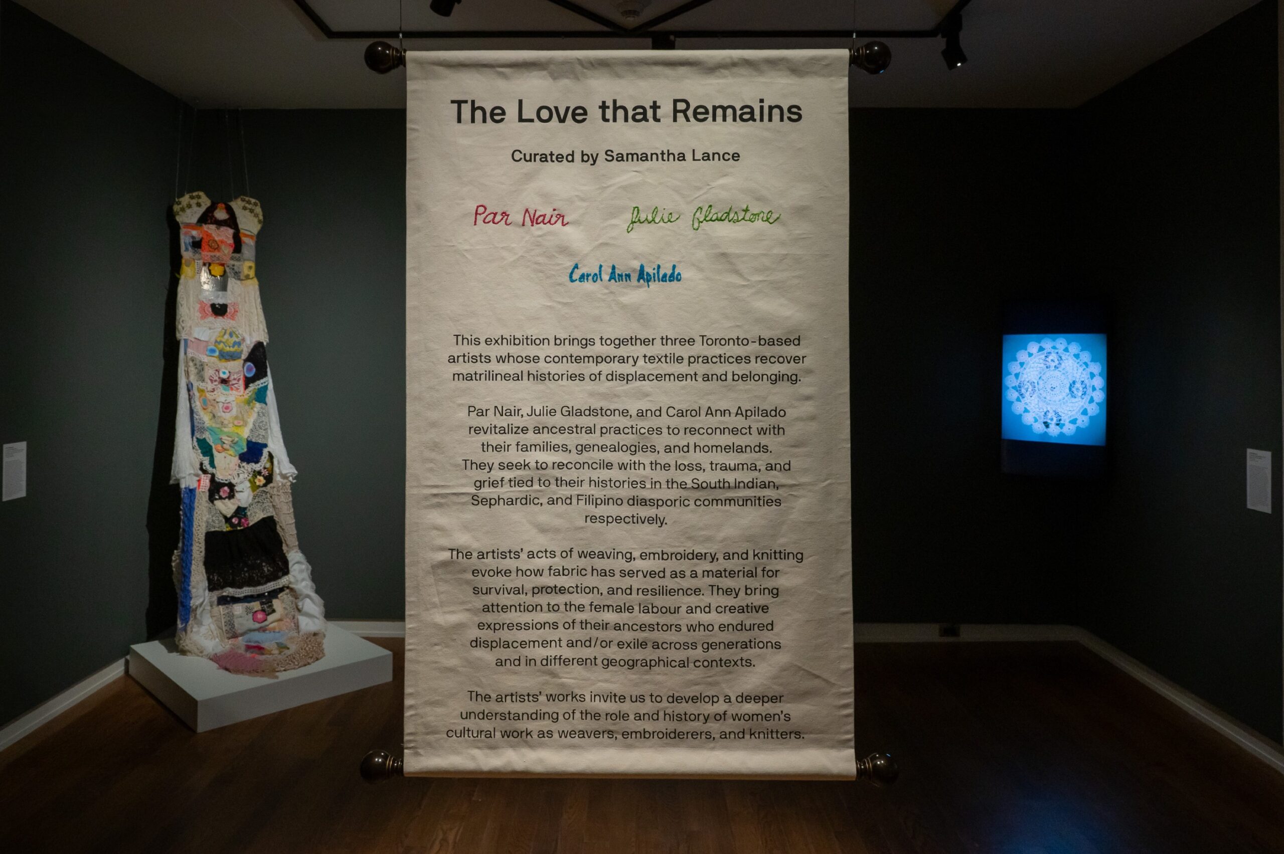 Curatorial Statement Documentation of the Curatorial Statement and Julie Gladstone's ...